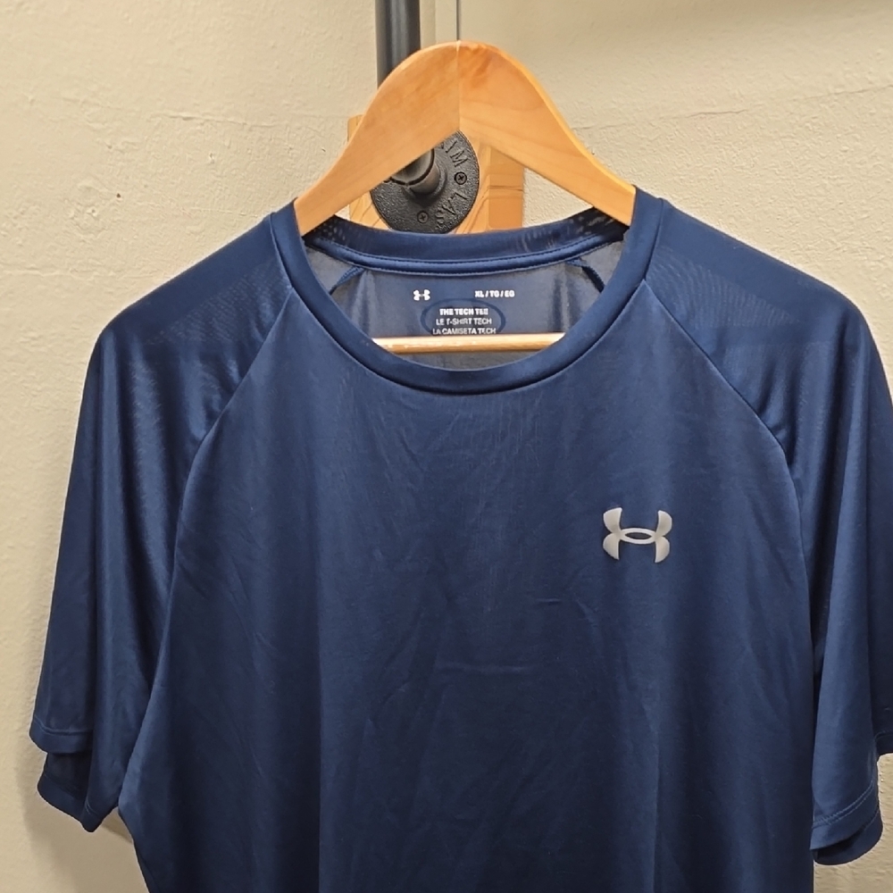 Under Armour Men's Navy Short Sleeve Tee